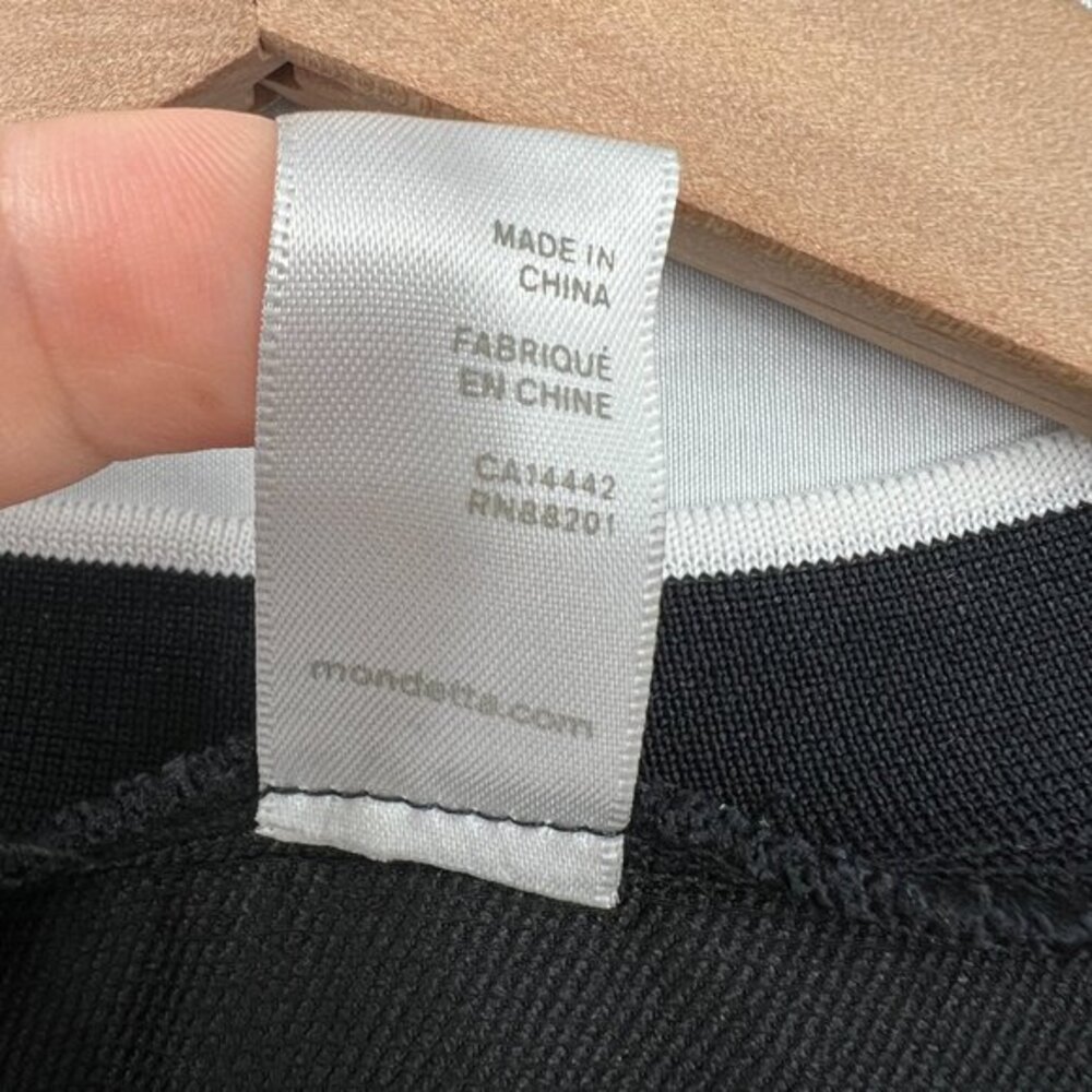 Mondetta activewear tennis dress polo shirt style quick dry black athleisure L - Picture 6 of 13